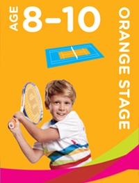 Hot Shots Orange Stage Kids Tennis